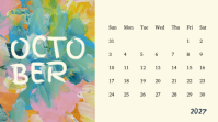 Yellow Monthly Calendar Presentazione Template - Page 10
