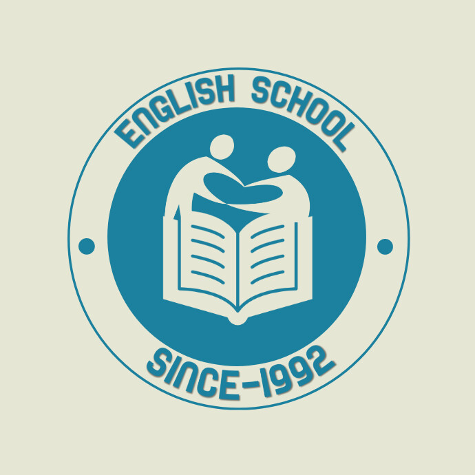 Yellow Blue Education Logo Template | PosterMyWall