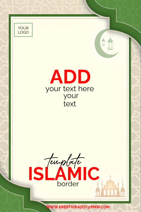 Yellow Border Poster Template | PosterMyWall