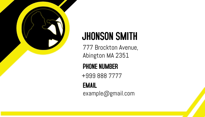 Printable Address Cards Modern Business Cards: 11 Free Customizable