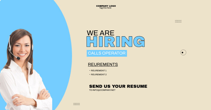 Copy of Yellow Call Center Facebook Event Cover | PosterMyWall