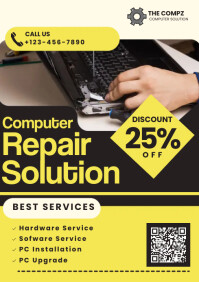 Computer Repair Service Template | PosterMyWall