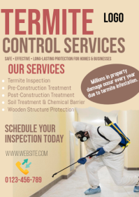 Yellow Driving Control Services  A1 template