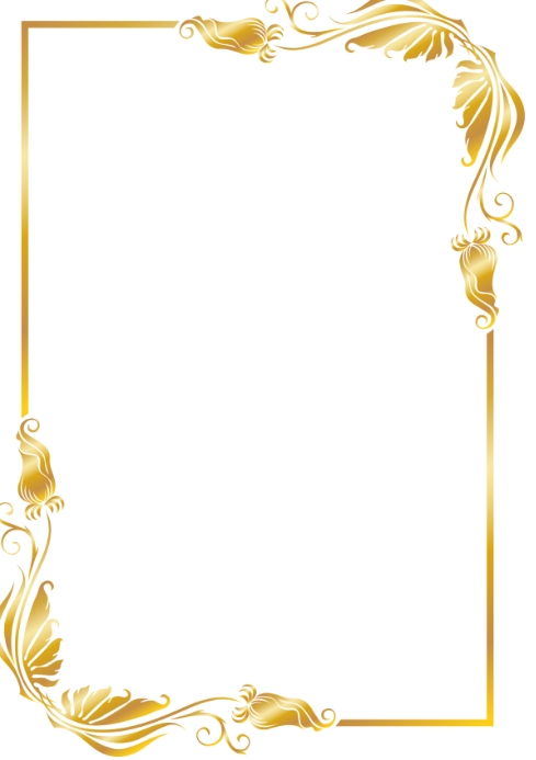 yellow floral border illustration Template | PosterMyWall