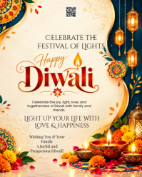 Kuning Diwali Celebration Instagram Portrait Template