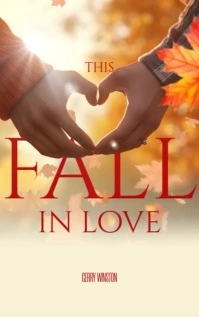 Yellow Floral Fall In Love Video Kindle/book Covers template