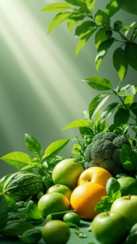 Yellow Fresh Produce Digitalt display Template