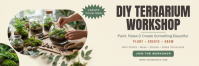 Yellow Terrarium Workshop En-tête Twitter Template