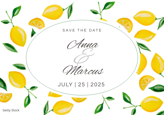 Yellow Floral Wedding Invitation Card Template | PosterMyWall