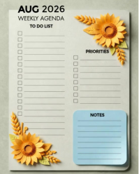 Amarillo Weekly Agenda Instagram Portrait Template