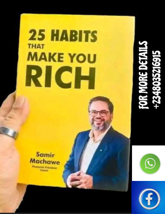 Yellow Futuristic E Book 25 Habits Flyer (us Letter) template