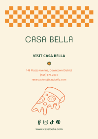 Yellow Italian Restaurant Menu A4 Template - Page 5