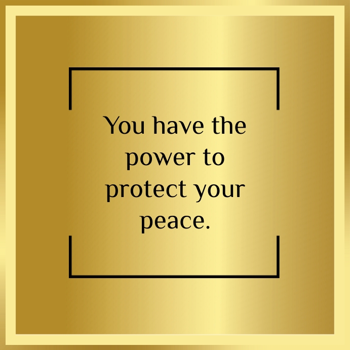 yellow gold quote instagram post Template PosterMyWall