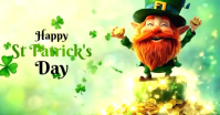 Yellow Happy Saint Patrick’s Day Facebook Shared Image template