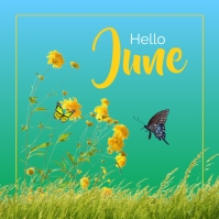 Hello june Template | PosterMyWall