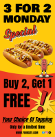 Gul Food Promotion Roll Up Banner 2' × 5' Template