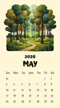 Yellow 2026 Calendar Instagram 快拍 Template - Page 5
