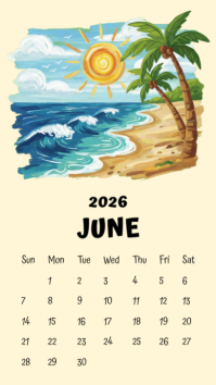 Yellow 2026 Calendar Instagram 快拍 Template - Page 6