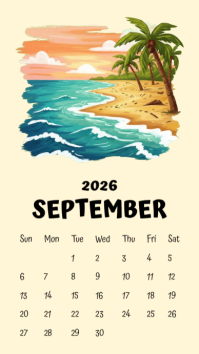 Yellow 2026 Calendar Instagram 快拍 Template - Page 9