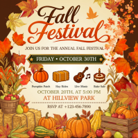Amarillo Fall Festival Pos Instagram Template