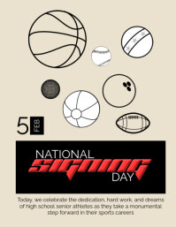 National Signing Day Posters Template | PosterMyWall