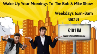 Yellow Radio Show Promotion Digital Display Template
