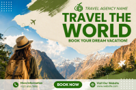 Giallo Travel and Tourism Poster Template