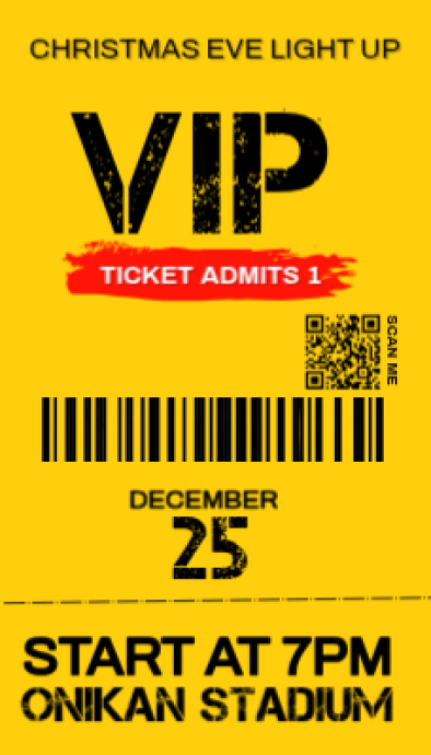 Yellow Illustrative Vip Access Card Design Template Business Card ...