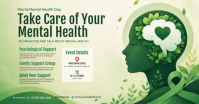 Amarillo World Mental Health Day Gedeelde afbeelding op Facebook Template