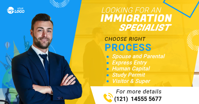 Immigration Services Template | PosterMyWall