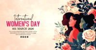 Yellow International Women's Day Facebook Shared Image Video template