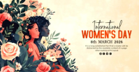 Yellow International Women's Day Facebook Shared Image template