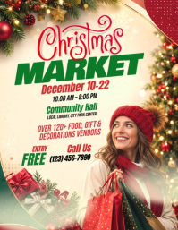 Jaune Christmas Market Flyer Template