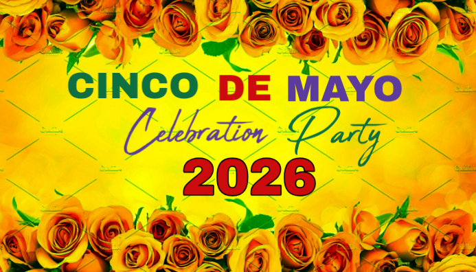 Copy of Yellow Joyful Cinco de Mayo Celebration Blog Header | PosterMyWall