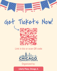 黄色 Fourth of July Celebration Instagram Portrait Template - Page 6