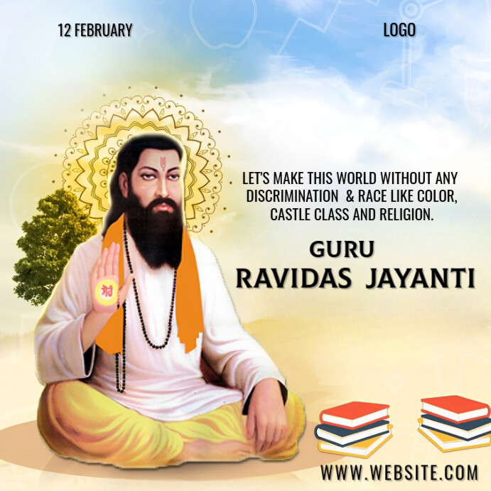 Copy of Yellow Joyful Guru Ravidas Jayanti Day Instagram Post ...