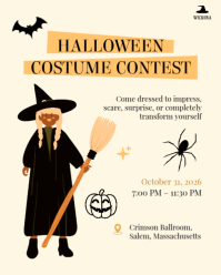 Kuning Halloween Costume Contest Instagram Portrait Template - Page 1