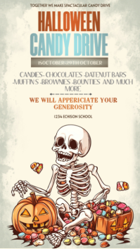Gul Halloween Candy Drive Instagram Story Template