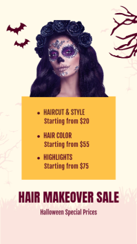 Amarillo Halloween Makeover Sale Instagram Story Template - Page 3