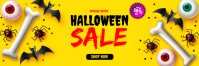 黄色 Halloween Sale Email Header Template