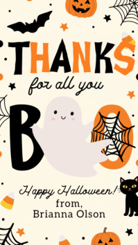 Geel Halloween Thank You Historia de Instagram Template