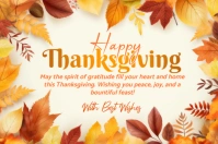 Yellow Joyful Happy Thanksgiving  Label template