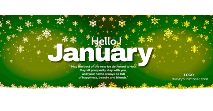 New Year Greeting Facebook Post Template | PosterMyWall