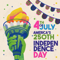 Yellow Joyful Independence Day Celebration Instagram Post Video Iphosti le-Instagram template