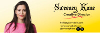 Yellow Joyful Linkedin Banner template