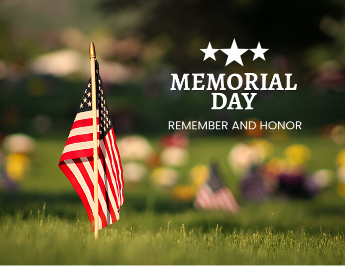 Yellow Joyful Memorial Day Flyer (us Letter) Template | PosterMyWall