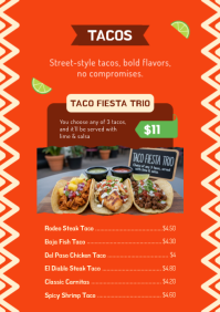 Jaune Mexican Restaurant Menu A4 Template - Page 2