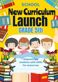 Yellow Joyful New Syllabus  A4 template