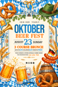 Jaune Oktoberfest Celebration Poster Template