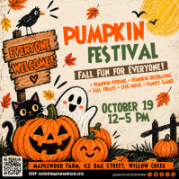 Geel Pumpkin Festival Instagram Plasing Template